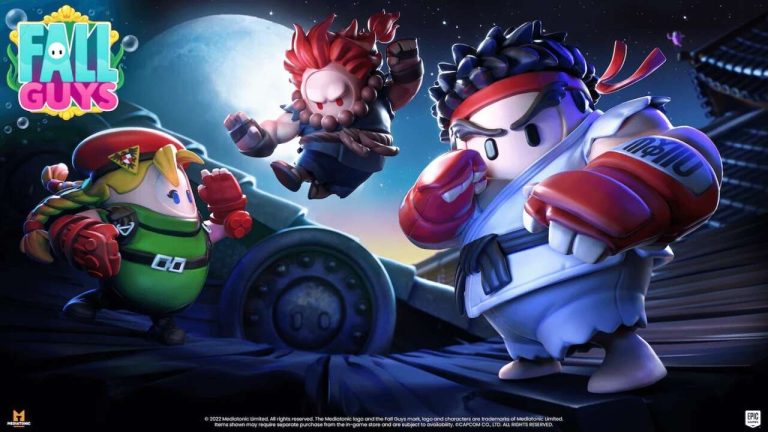 Fall Guys Street Fighter Collaboration Adds Ryu, Cammy, And Akuma Costumes