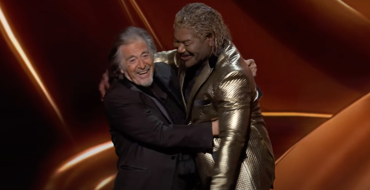 Al Pacino Presents The Game Award To Christopher Judge For God Of War Ragnarok