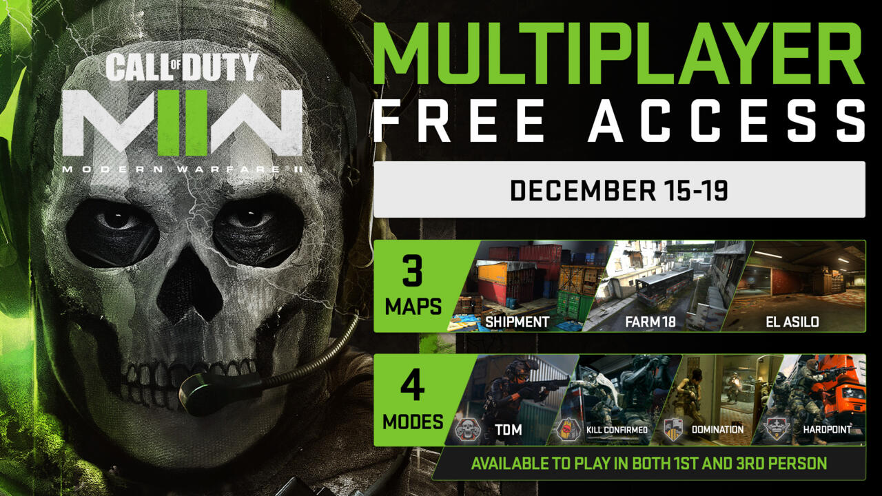 Call Of Duty: Modern Warfare 2 Will Receive Free Multiplayer Trial For Limited Time