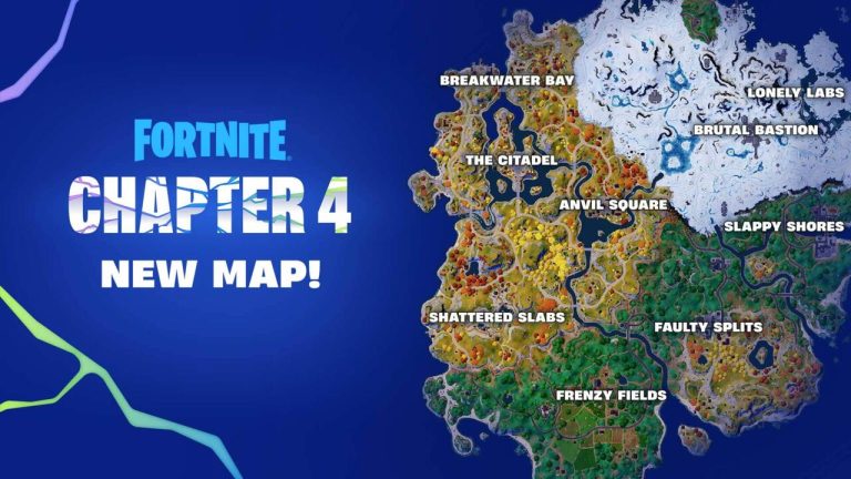 Fortnite Chapter 4 Map Revealed New Pois Gameplay Changes And More 768x432 