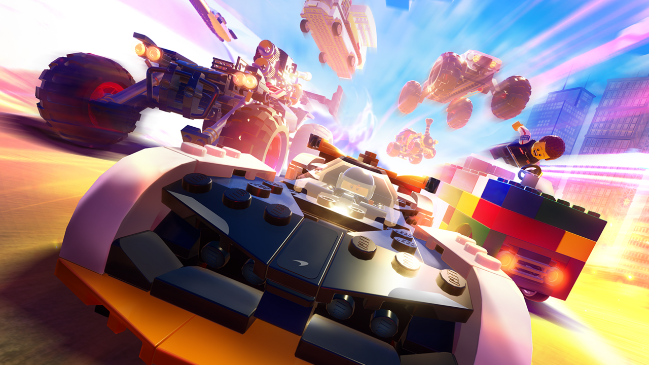 "Lego 2K Drive: A Mashup of Mario Kart, Burnout Paradise, and Lego for the Ultimate Racing Experience"