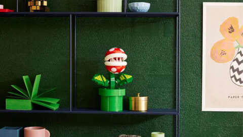 Build Your Own Super Mario Piranha Plant with Lego Set