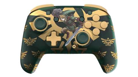 Nintendo Switch Pro Controller Features The Legend Of Zelda: Breath Of The Wild Design