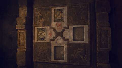 Resident Evil 4: Separate Ways Chapter 4 - Lithographic Stones Puzzle and Door Solution