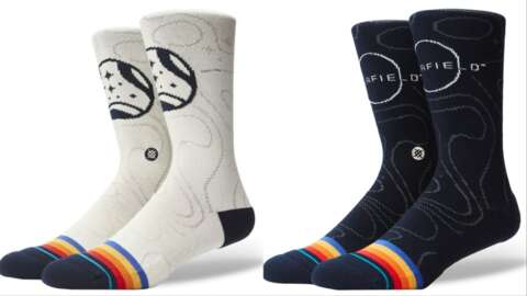 Stay Warm in Space with Starfield Socks