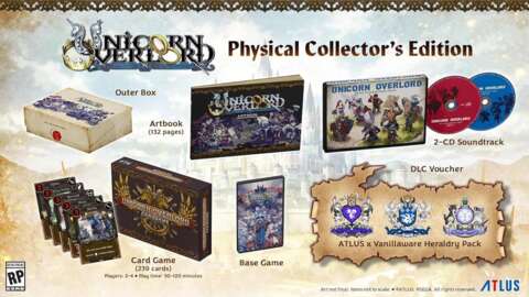 Unicorn Overlord Collector's Edition Includes Tabletop Card Game