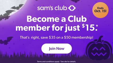 Save Big on Sam's Club 1-Year Membership: Just $15 for a Limited Time